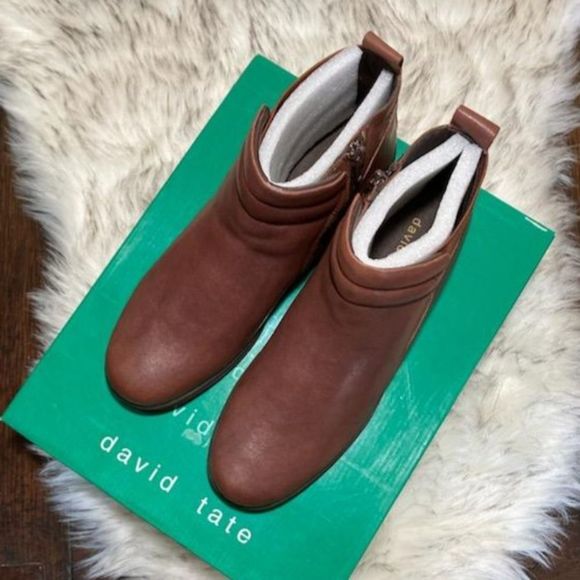 David Tate Women's Leather Cactus Bootie Boot Shoe Size 9 - Picture 2 of 10